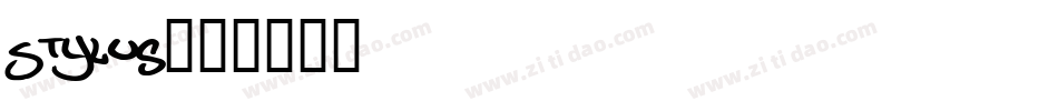 Stylus字体转换