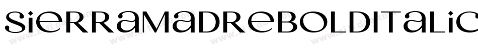 SierraMadreBoldItalic-jAl0字体转换