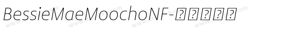 BessieMaeMoochoNF字体转换