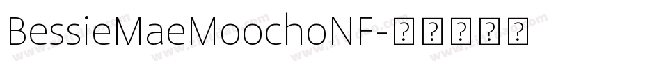 BessieMaeMoochoNF字体转换