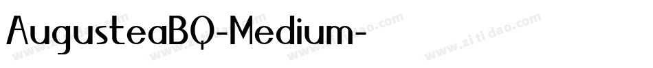 AugusteaBQ-Medium字体转换