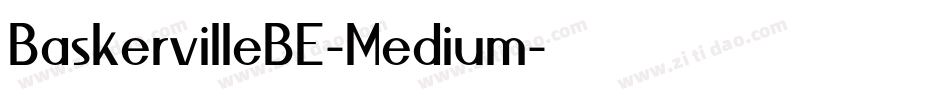 BaskervilleBE-Medium字体转换