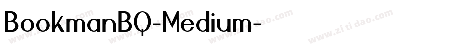 BookmanBQ-Medium字体转换