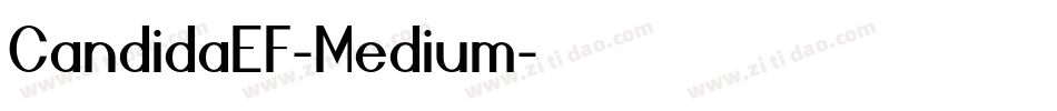 CandidaEF-Medium字体转换 CandidaEF-Medium字体转换