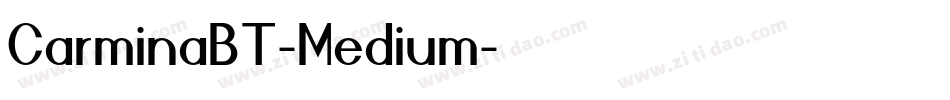 CarminaBT-Medium字体转换 CarminaBT-Medium字体转换