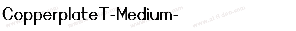 CopperplateT-Medium字体转换