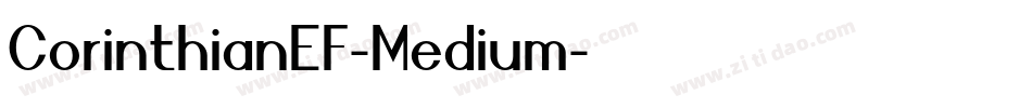 CorinthianEF-Medium字体转换