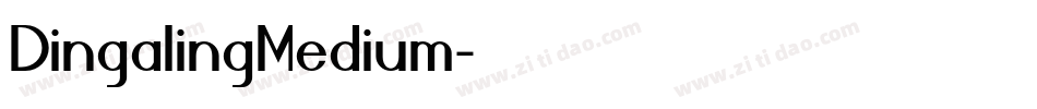 DingalingMedium字体转换