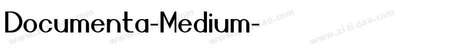 Documenta-Medium字体转换
