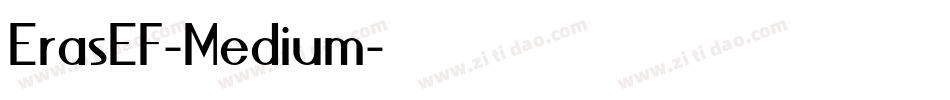 ErasEF-Medium字体转换