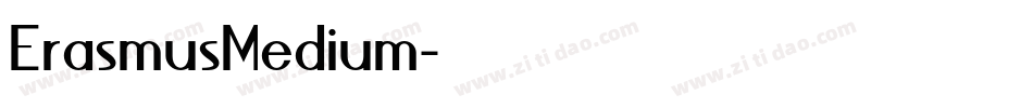 ErasmusMedium字体转换