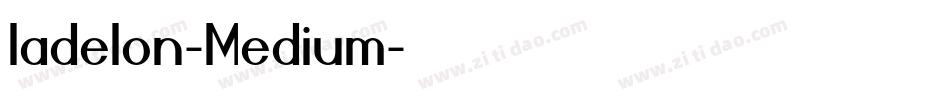 Iadelon-Medium字体转换