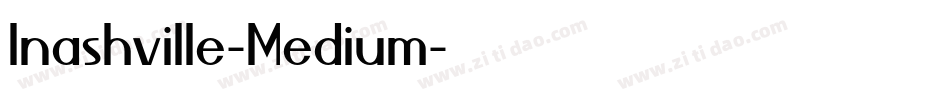 Inashville-Medium字体转换
