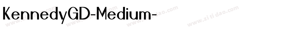KennedyGD-Medium字体转换