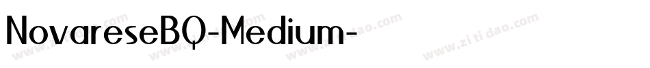 NovareseBQ-Medium字体转换