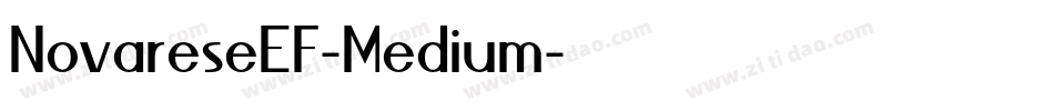 NovareseEF-Medium字体转换