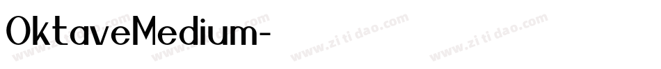 OktaveMedium字体转换