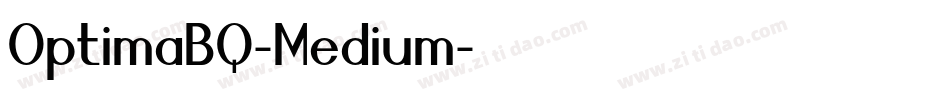 OptimaBQ-Medium字体转换