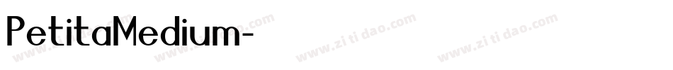 PetitaMedium字体转换