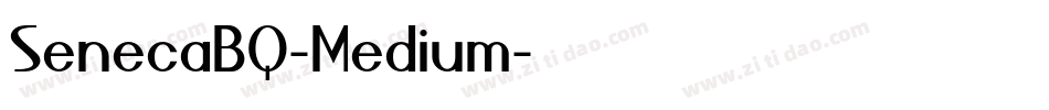 SenecaBQ-Medium字体转换