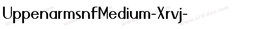 UppenarmsnfMedium-Xrvj字体转换 UppenarmsnfMedium-Xrvj字体转换