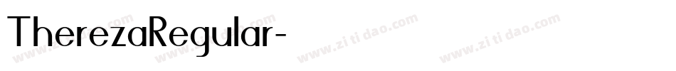 TherezaRegular字体转换