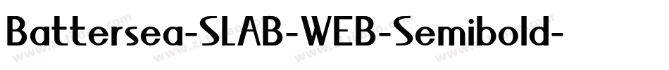 Battersea-SLAB-WEB-Semibold字体转换