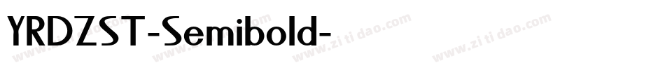 YRDZST-Semibold字体转换