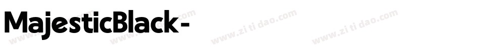 MajesticBlack字体转换