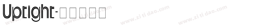 Uptight字体转换