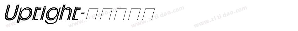 Uptight字体转换