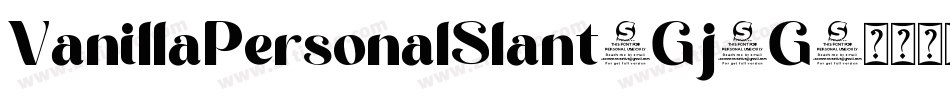 VanillaPersonalSlant-Gj9G字体转换