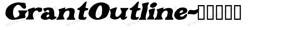 GrantOutline字体转换