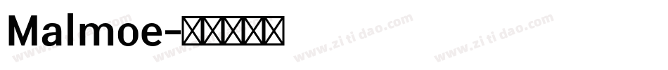 Malmoe字体转换