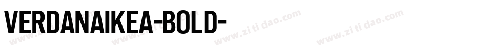 VerdanaIKEA-Bold字体转换