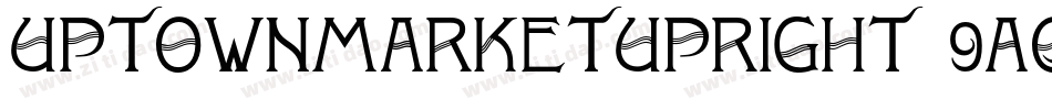 UptownMarketUpright-9aq2字体转换