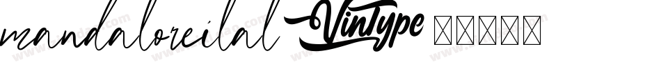 mandaloreital字体转换