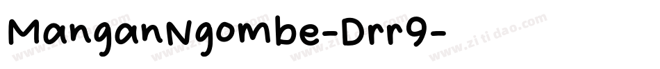 ManganNgombe-Drr9字体转换
