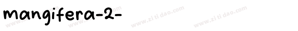 mangifera-2字体转换