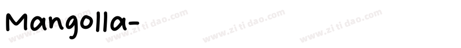 Mangolla字体转换