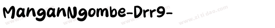 ManganNgombe-Drr9字体转换