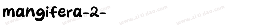 mangifera-2字体转换