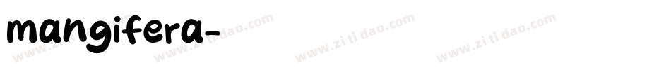 mangifera字体转换