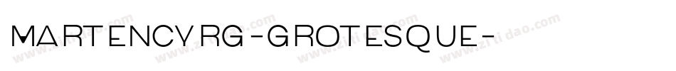 MartenCyrG-Grotesque字体转换