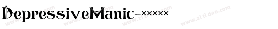 DepressiveManic字体转换