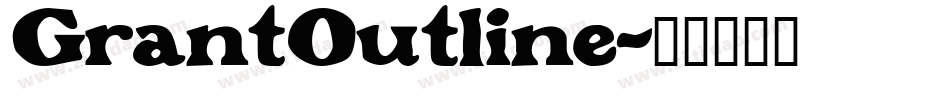 GrantOutline字体转换