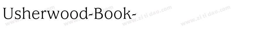 Usherwood-Book字体转换