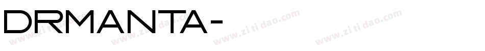 DrManta字体转换