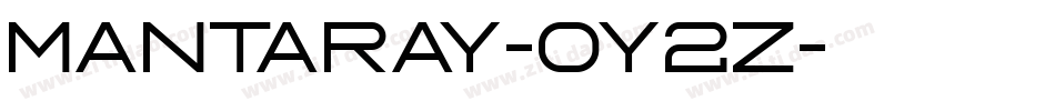 MantaRay-oy2z字体转换