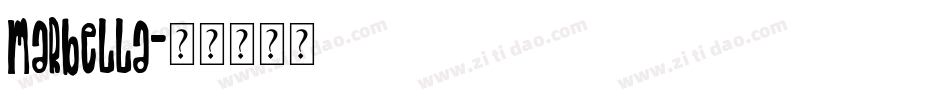 Marbella字体转换